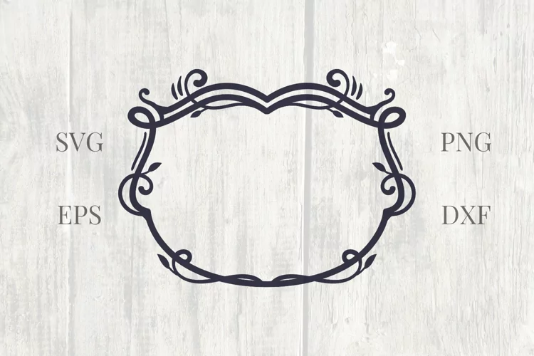 Vintage Fairy Frame SVG