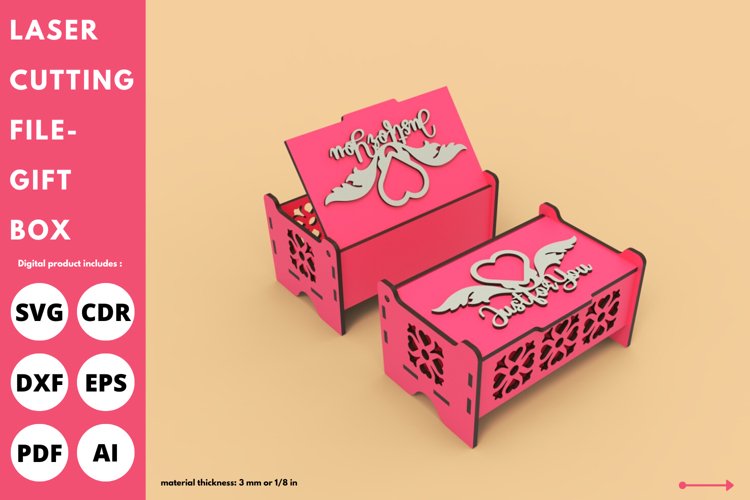 Heart Box Svg Image 14