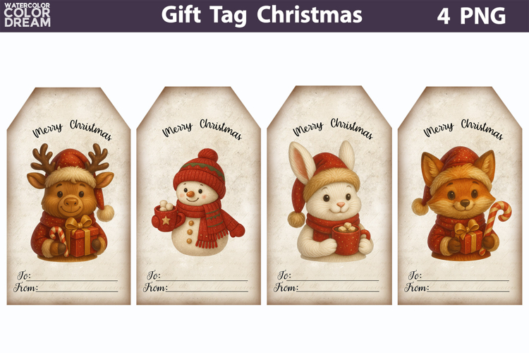 Gift Tag Clipart Image 16