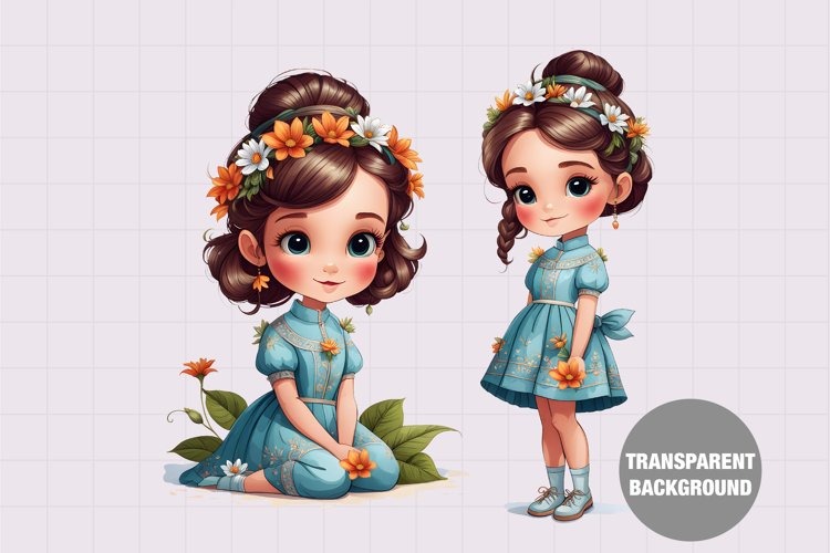 Baby Girl Clipart Image 20