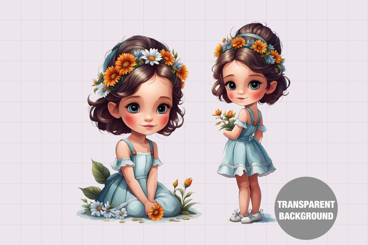 Baby Girl Clipart Image 19