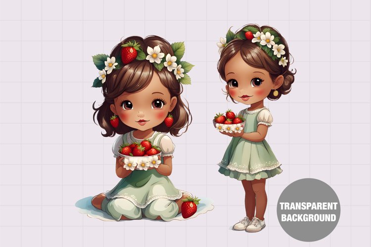 Baby Girl Clipart Image 8