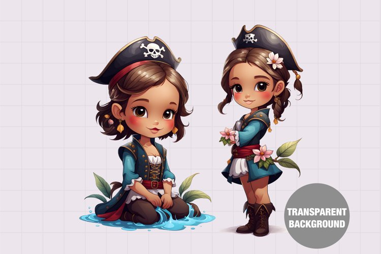 Baby Girl Clipart Image 2