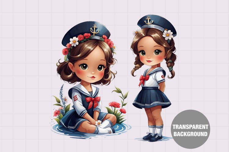 Baby Girl Clipart Image 6