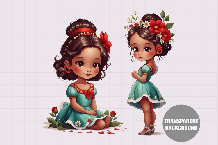 Baby Girl Clipart Image 19