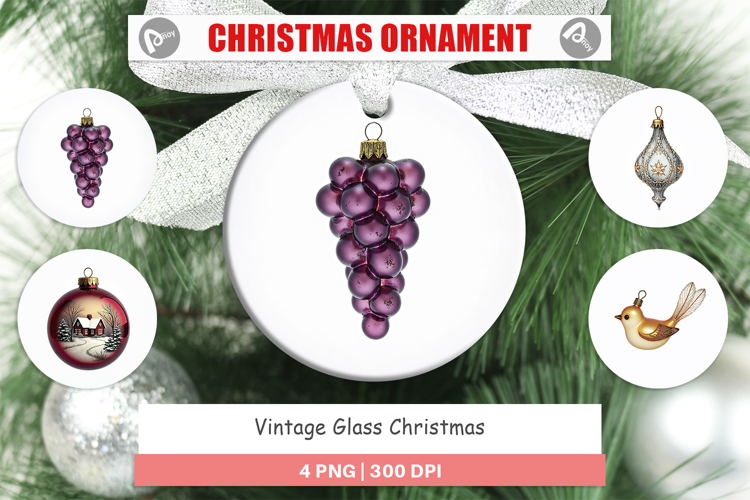 Glass Christmas Ornaments Ornament