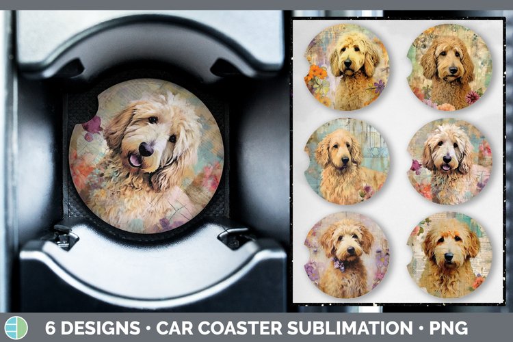 Goldendoodle Clipart Image 24