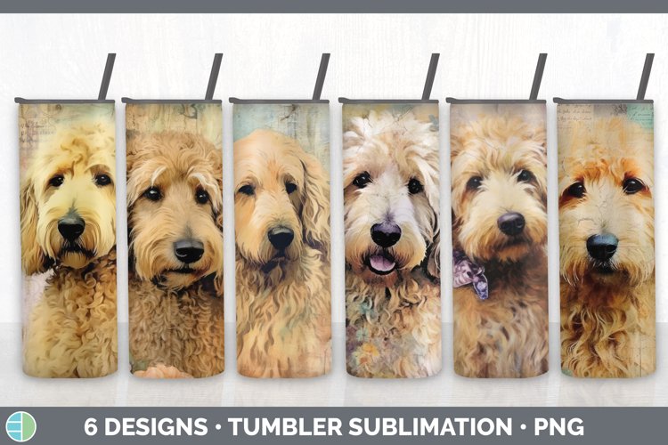 Goldendoodle Clipart Image 4