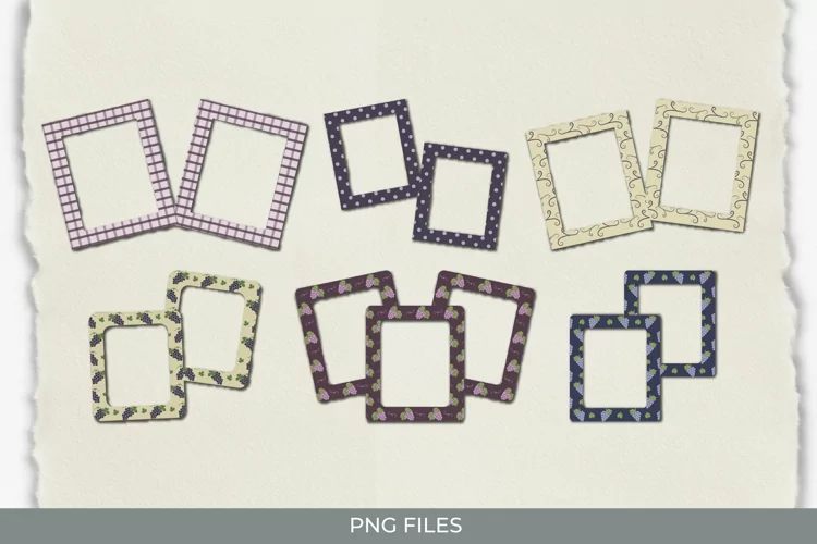 Vintage Grape Seamless Pattern Frames