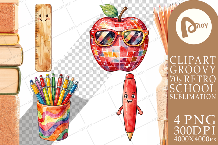 Groovy Teacher Accessory Sublimation