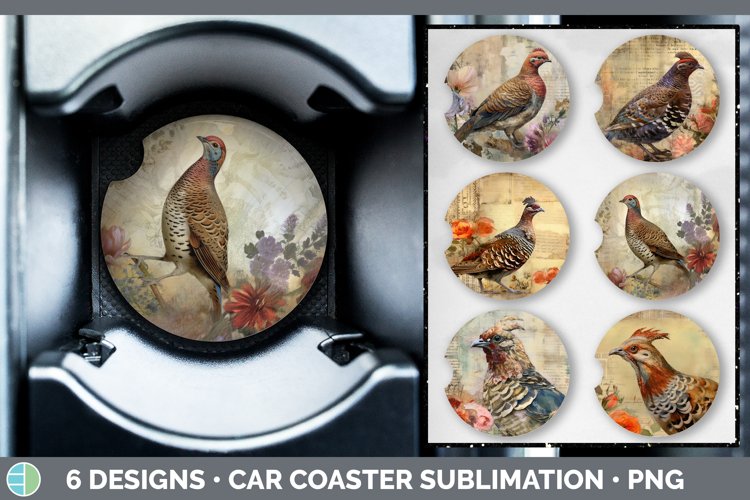 Car Coaster Sublimation Designs Image 19