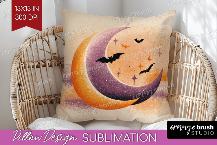 Retro Halloween Pillow Sublimation - Vintage Pillow Cover
