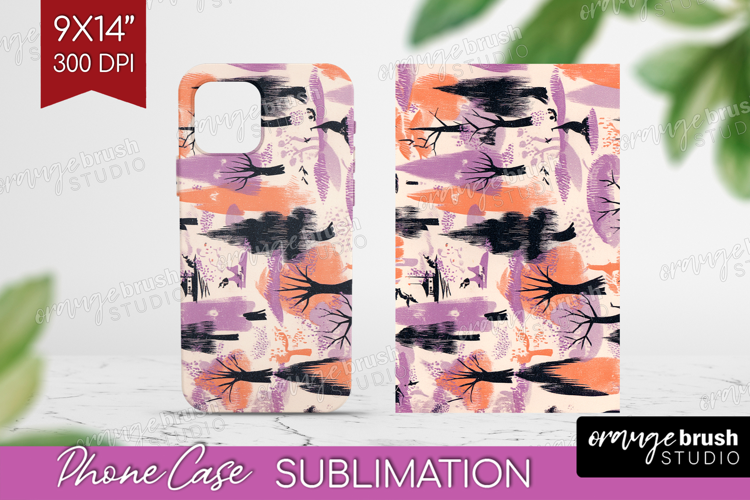 Retro Halloween Phone Case PNG - Vintage Case PNG