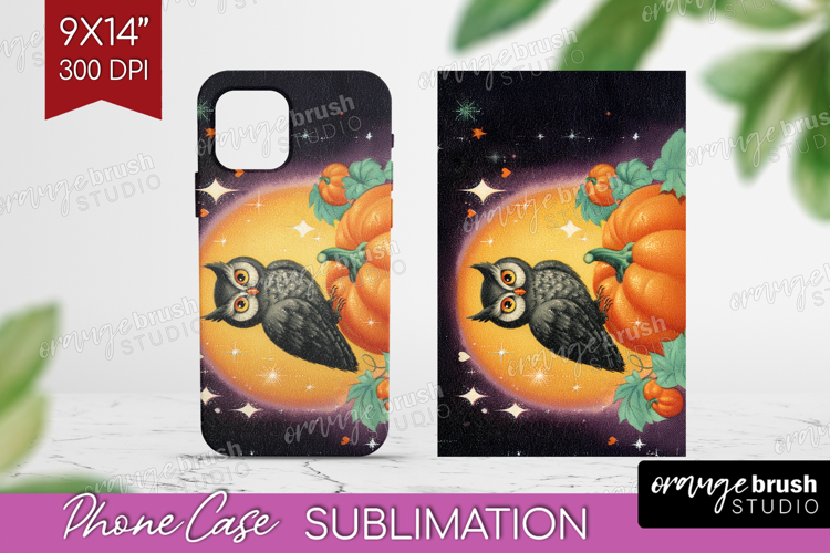 Retro Halloween Phone Case PNG - Vintage Case PNG