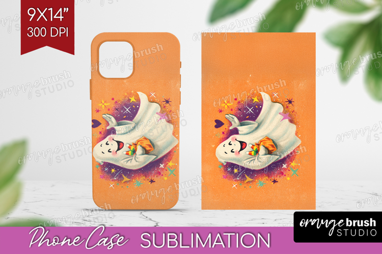 Retro Halloween Phone Case PNG - Vintage Case PNG