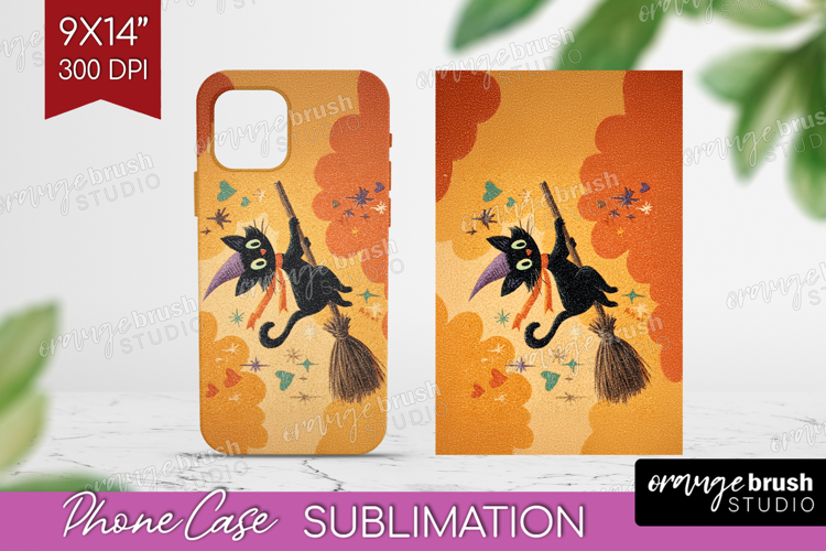 Retro Halloween Phone Case PNG - Vintage Case PNG