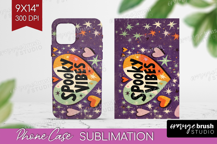 Retro Halloween Phone Case PNG - Vintage Case PNG