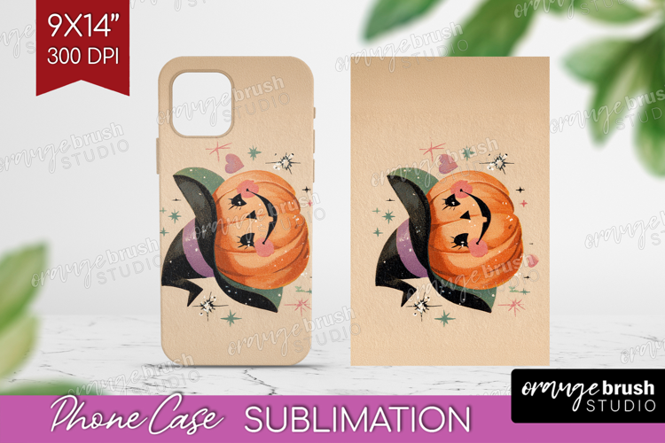 Retro Halloween Phone Case PNG - Vintage Case PNG