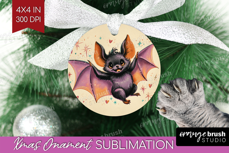 Retro Halloween Ornament PNG - Vintage PNG Sublimation