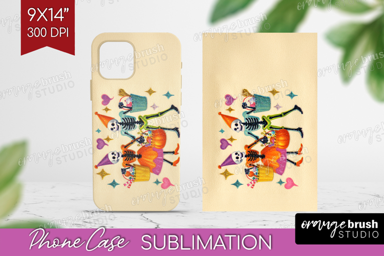 Retro Halloween Phone Case PNG - Vintage Case PNG