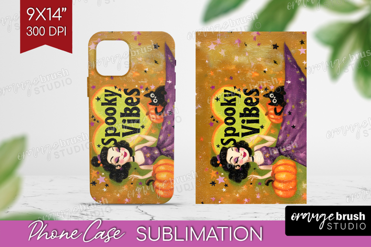 Retro Halloween Phone Case PNG - Vintage Case PNG