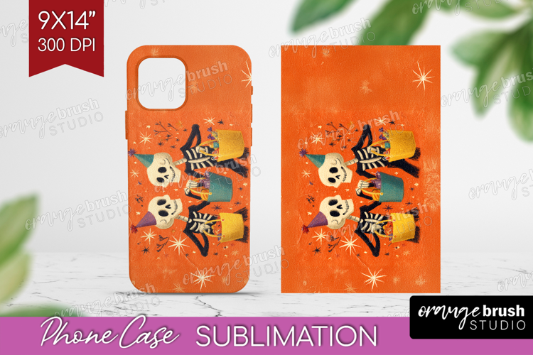 Retro Halloween Phone Case PNG - Vintage Case PNG