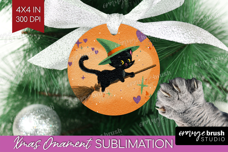 Retro Halloween Ornament PNG - Vintage PNG Sublimation