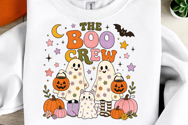 Vintage Halloween Distressed PNG, Retro Sublimation