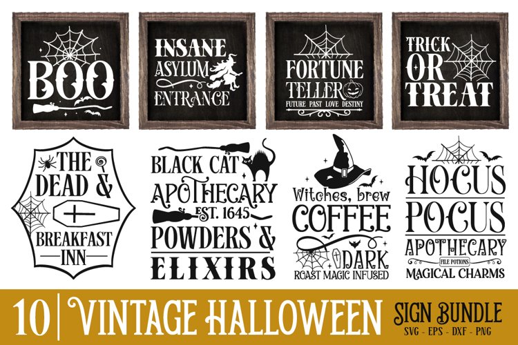 Vintage Halloween Svg Image 22