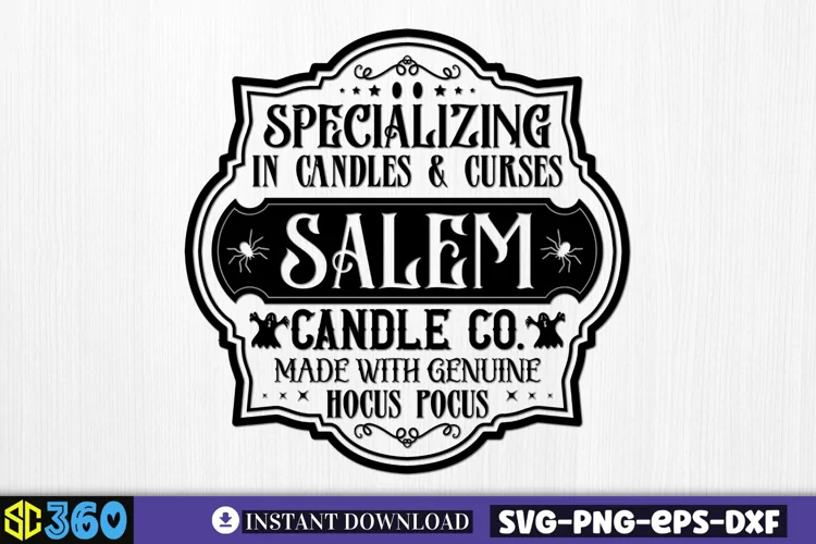 Specializing in candles & curses salem candle co. made with