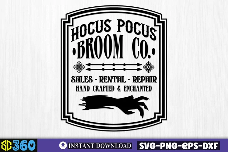 Hocus pocus broom co. sales rental repair hand crafted & enc