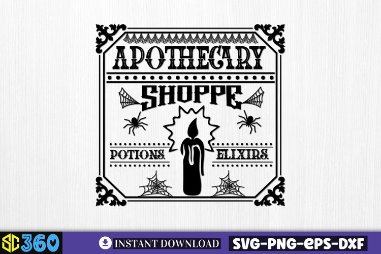 Apothecary shoppe potions. elixirs SVG, Vintage Halloween
