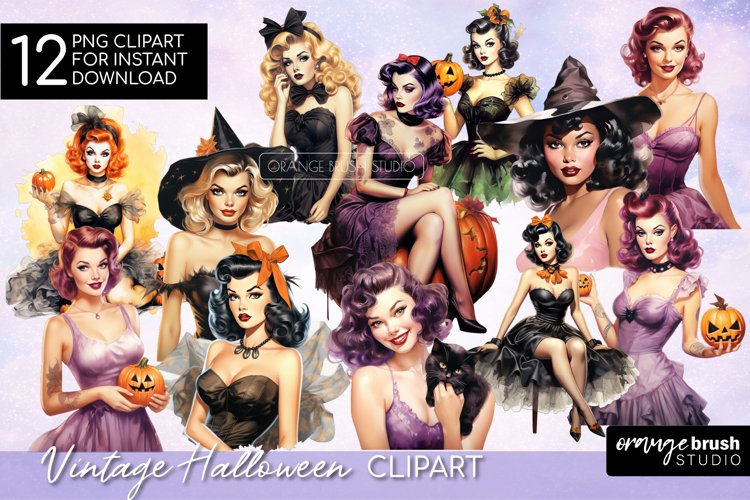 Vintage Halloween Clipart Image 12