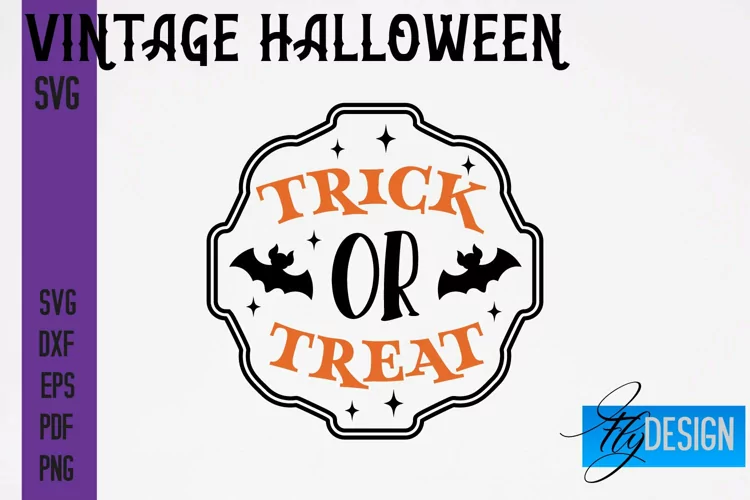 Vintage Halloween SVG Design | Halloween Quotes SVG | Scary