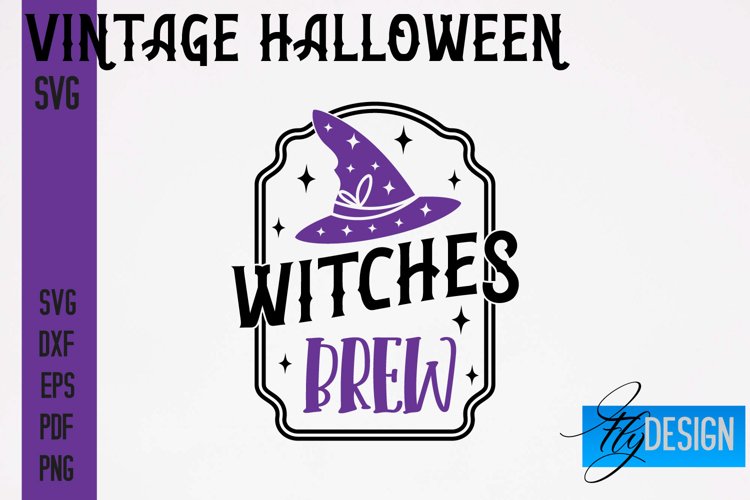 Vintage Halloween Svg Image 9