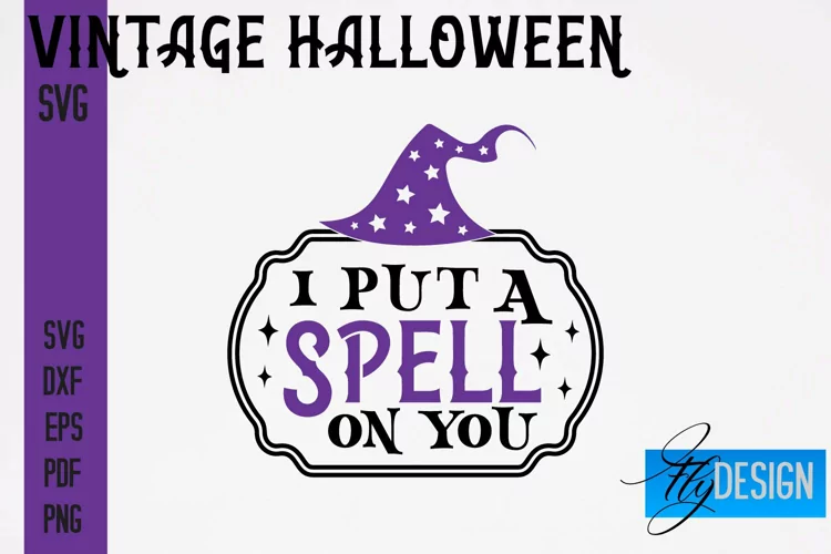 Vintage Halloween SVG Design | Halloween Quotes SVG | Scary