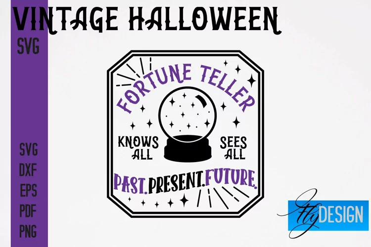 Vintage Halloween SVG Design | Halloween Quotes SVG | Scary