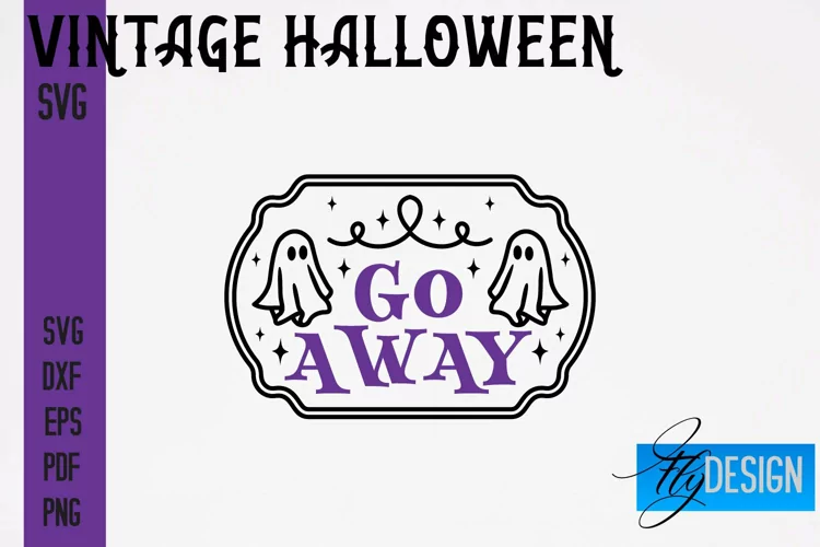 Vintage Halloween SVG Design | Halloween Quotes SVG | Scary