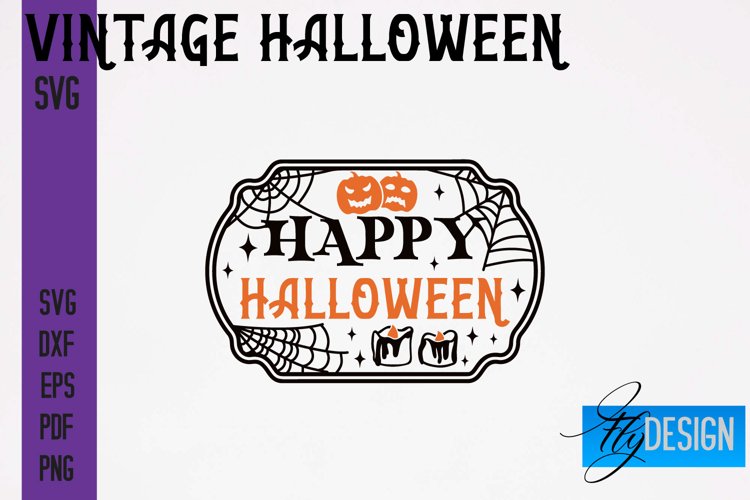 Vintage Halloween Svg Image 4