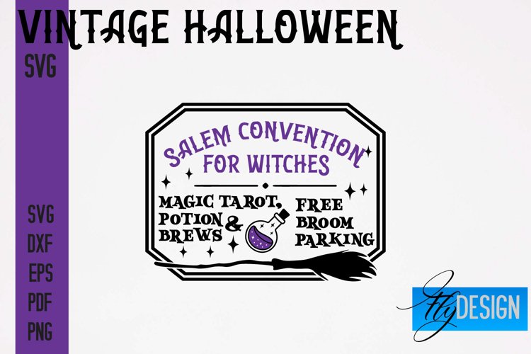 Vintage Halloween Svg Image 21