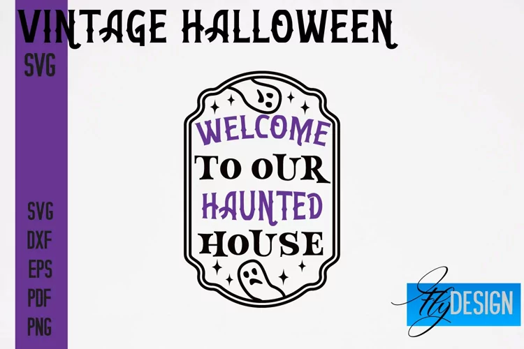 Vintage Halloween SVG Design | Halloween Quotes SVG | Scary