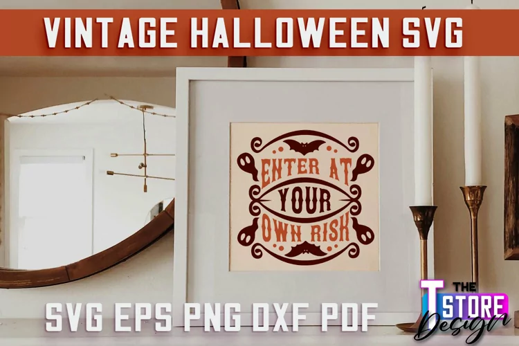 Vintage Halloween Quotes SVG| Halloween SVG Design | Bat SVG