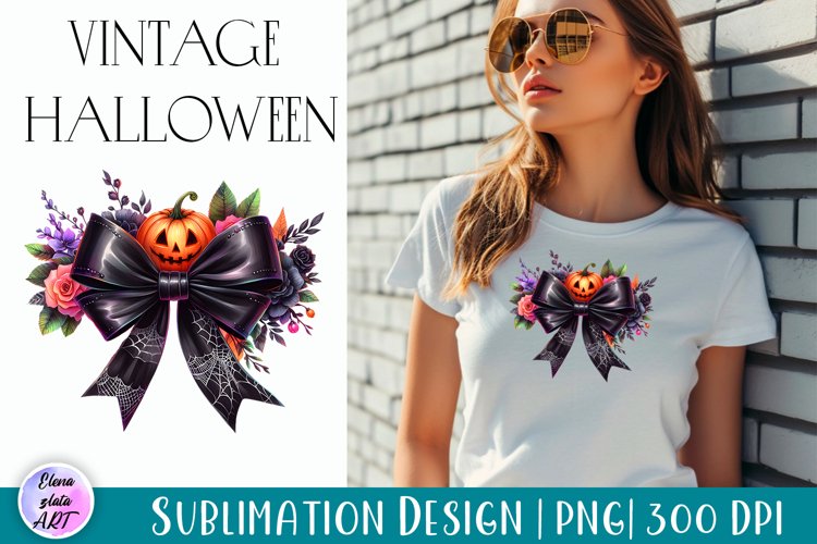Coquette halloween Bow | Trendy Bow png