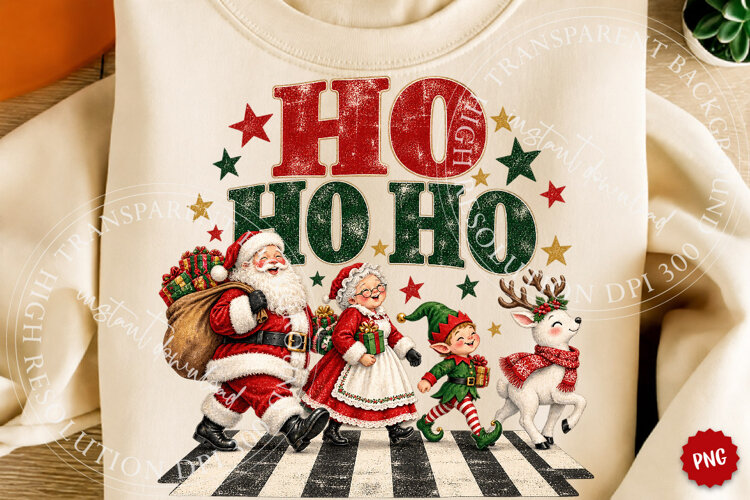 Vintage Christmas Festival Wreath PNG example image 1