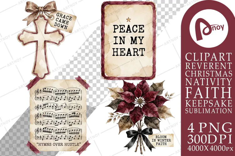 Vintage Hymnbook Ephemera & Church Sublimation