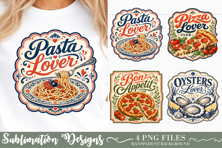 Vintage Italian Summer Sublimation Design