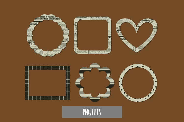 Vintage Jewelry Advertisement in Newspaper Frame Set