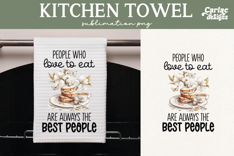 Vintage Kitchen Towel Sublimation, Farmhouse Kitchen Towel