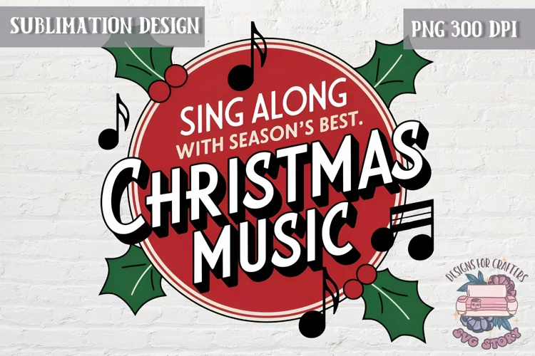Christmas Christmas Vintage Labels Sublimation Retro