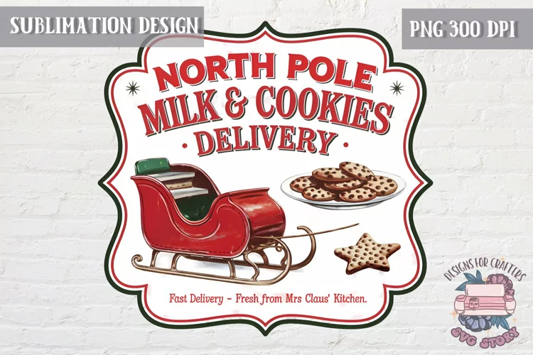 Christmas Christmas Vintage Labels Sublimation Retro